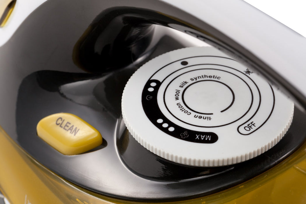 Camry CR 5029 iron Steam iron Black,Yellow 2400 W