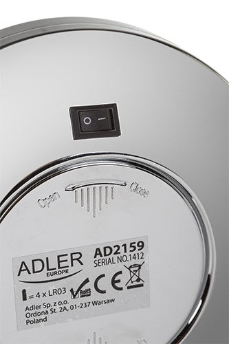 Adler AD 2159 makeup mirror Freestanding Chrome
