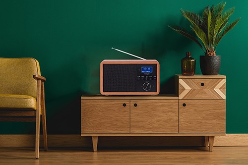 Adler AD 1184 radio Portable Digital Black, Wood
