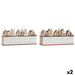 Advent Calendar DKD Home Decor Wood 45 x 11 x 23 cm (2 Units) - Декорация и Осветление<<<Дом Градина<<<BigBuy&&&Коледни