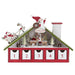 Advent Calendar DKD Home Decor Wood House (27 x 7 x 40 cm) (2 Units) - Декорация и Осветление<<<Дом