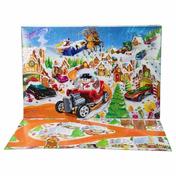 Advent Calendar Hot Wheels Metal Plastic Sports - Коледни украси<<<Декорация и Осветление<<<Дом Градина<<<BigBuy