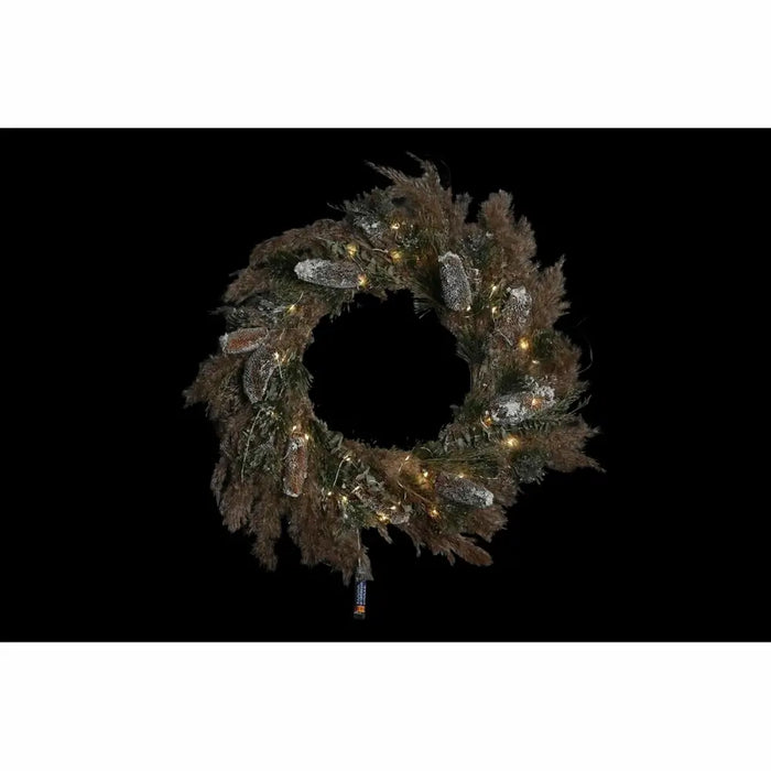 Advent wreathe DKD Home Decor Flower (60 x 10 x 60 cm) (2 Units) - Декорация и Осветление<<<Дом