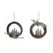 Advent wreathe DKD Home Decor Natural wicker Pineapple Snowfall 32 x 7 x 32 cm (2 Units) - Декорация и Осветление<<<Дом