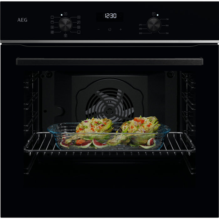 Built-in oven AEG TU5AB21FSB, 72 l, Aqua Cleaning, A+