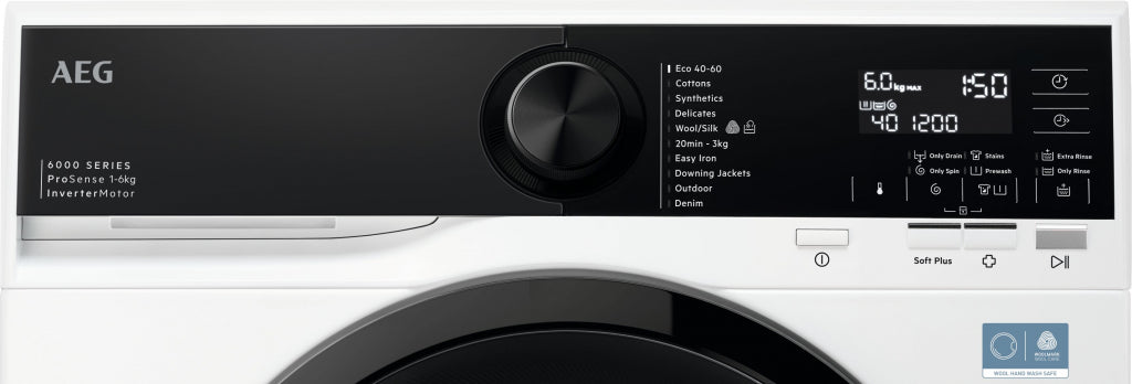 Washing machine AEG L6SE26DE, 6 kg, 1200 rpm, narrow