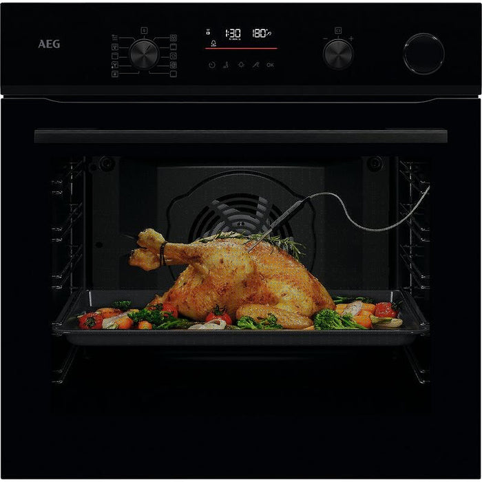 Built-in oven AEG NBR6P531SB (ST), 72, Push buttons, A++, Pyrolysis