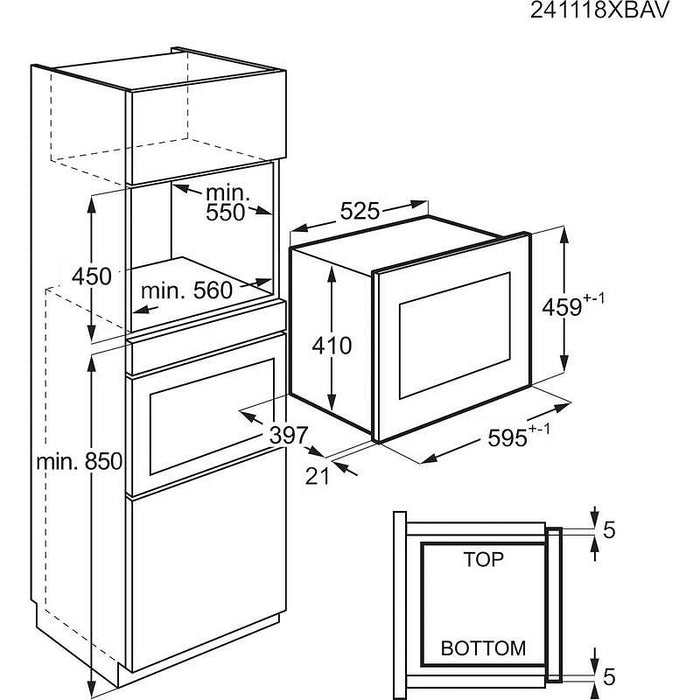 Built-in microwave AEG NMB6G261UB