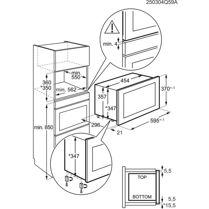 Built-in microwave AEG NMB6S171SB