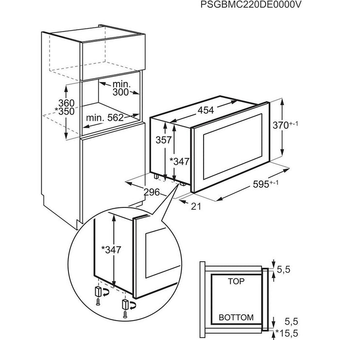 Built-in microwave AEG NMB6S171SB