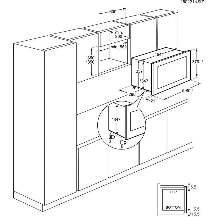 Built-in microwave AEG NMB6S171SB