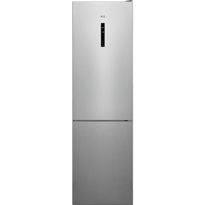 Refrigerator with freezer AEG RCB736E7MX, 367 l, E, No Frost, Stainless steel