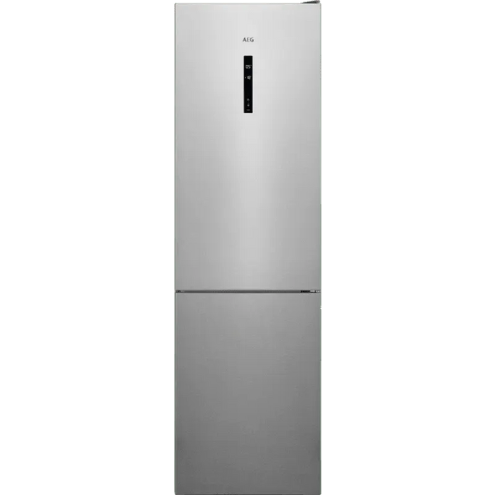 Refrigerator with freezer AEG RCB736E7MX***, 367 l, E, No Frost, Stainless steel