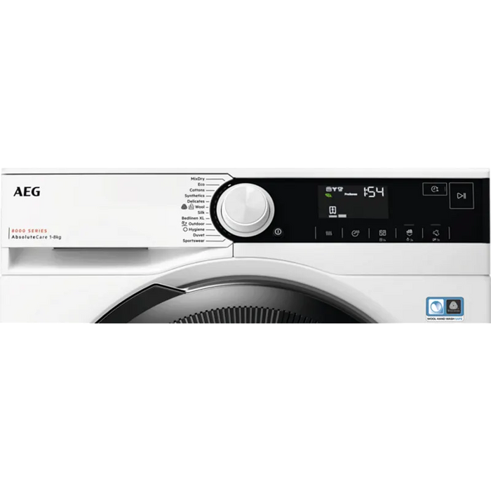 AEG TR8384E tumble dryer, 8 kg, C
