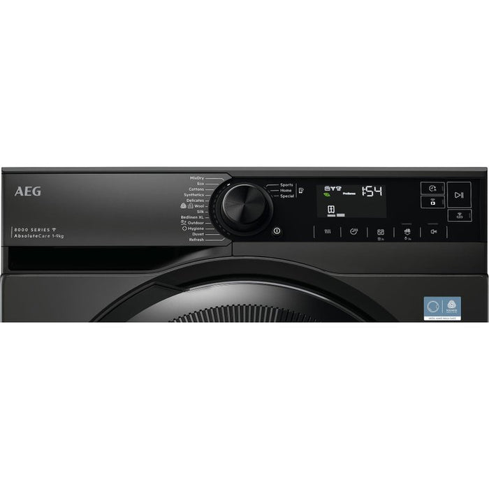 Dryer AEG TR8394CDE, 9 kg, C, Black