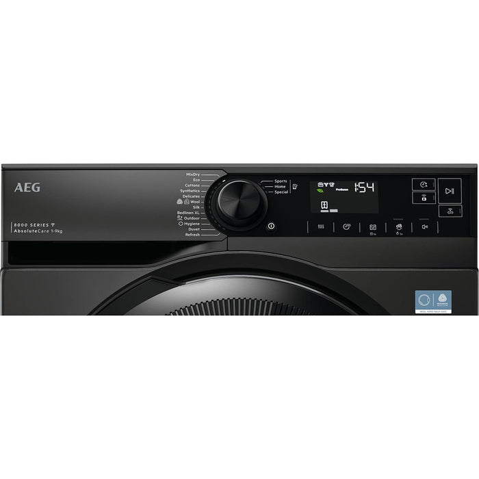 Dryer AEG TR8394CDE, 9 kg, C, Black