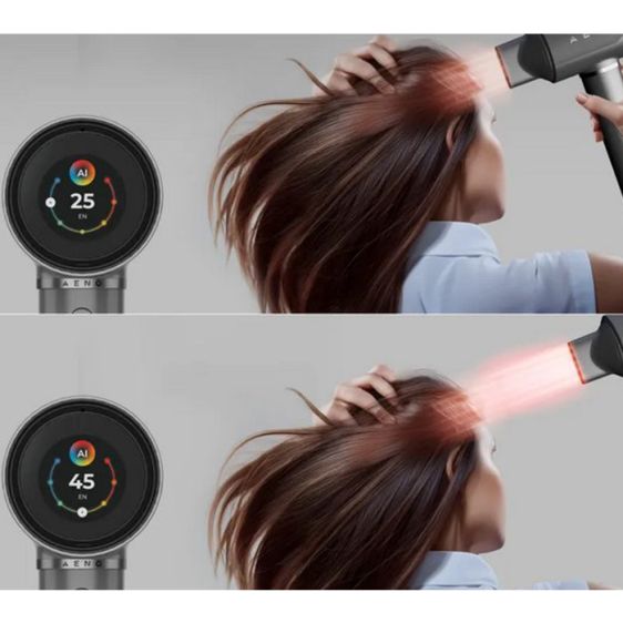 Hair dryer AENO AI ProDryer AHD0005G, Gray