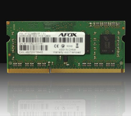 AFOX SO-DIMM DDR3 8GB memory module 1600 MHz LV 1,35V