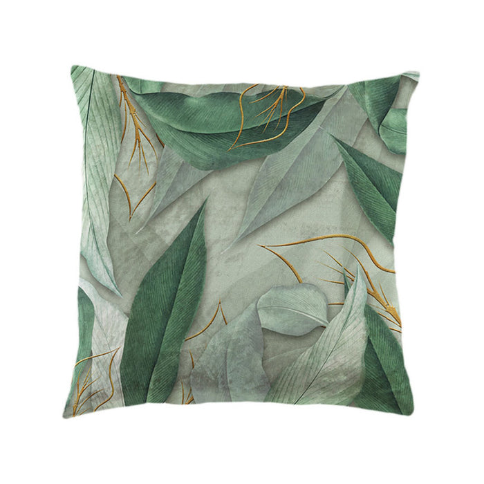 DECORATIVE PILLOW AGLIKA 45X45 CM. LEAVES