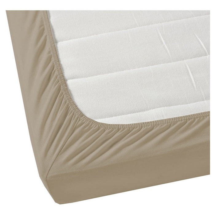 SHEET WITH ELASTIC FOR MATTRESS 160X200 CM. AGLIKA BEIGE