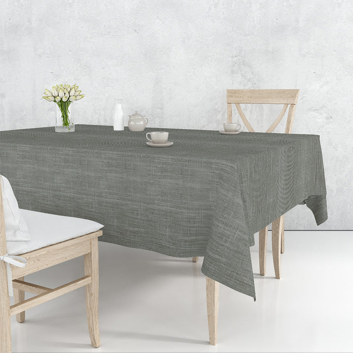 TABLE COVER AGLIKA 100X150 CM LINEN GRAPHITE