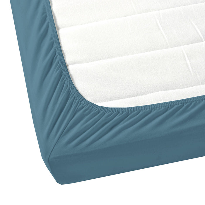 AGLIKA FITTED SHEET FOR MATTRESS 160X200 CM PETROL