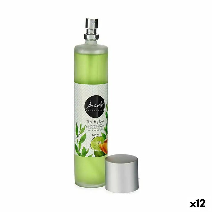 Air Freshener Spray Acorde Green Tea 100 ml (12 Units) - Почистване Прахосмукачки И Гладене<<<Дом