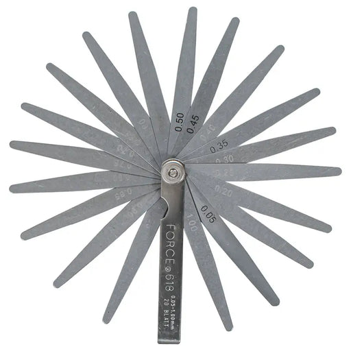AIR GAUGE 0.05-1MM 20 PIECES FORCE JN66166 - Измервателни инструменти<<<Ръчни инструменти<<<Инструменти и