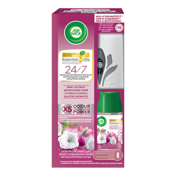 AIR WICK SET+FILLER SATIN-LILY