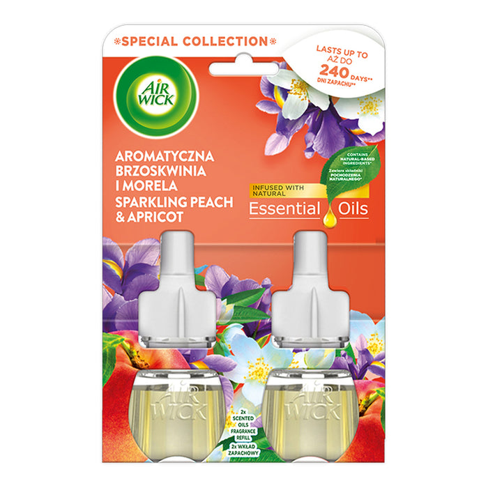 AIRWICK PEACH AND APRICOT ELECTRONIC 2X19ML
