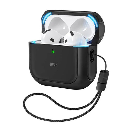 AirPods 4 Orbit Hybrid case (black) - Accessory cases<<<Cases<<<GSM Accessories<<<InnproXML&&&Cell phone cases