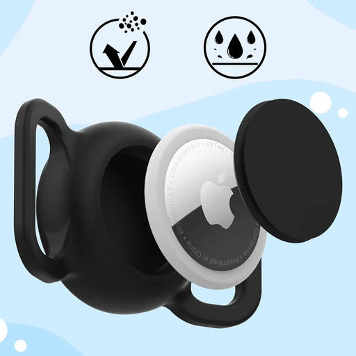 AirTag silicone waterproof case for dog or cat collar - black - Cell phone cases and covers<<<HurtelXML