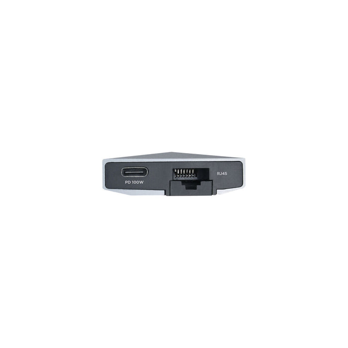 USB Hub Aisens ASUC-8P004-GR 4K Ultra HD Black Grey