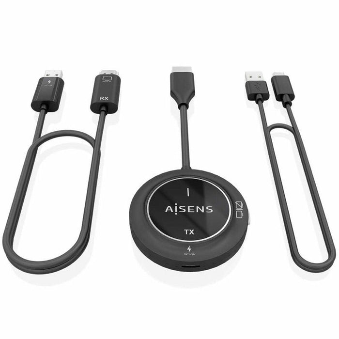 HDMI Cable Aisens ASWL-H2K30M002-BK Black