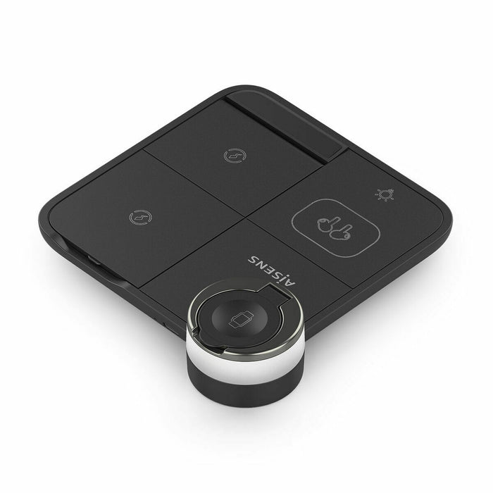 Cordless Charger Aisens ASCH-15W4WC062-BK Black 15 W