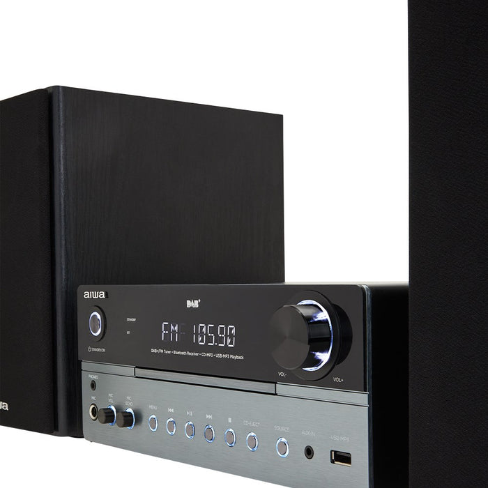 Aiwa MSBTU-700DAB home audio system Home audio micro system 25 W Arctic blue, Black
