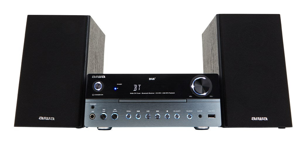 Aiwa MSBTU-700DAB home audio system Home audio micro system 25 W Arctic blue, Black