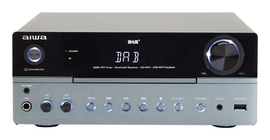 Aiwa MSBTU-700DAB home audio system Home audio micro system 25 W Arctic blue, Black