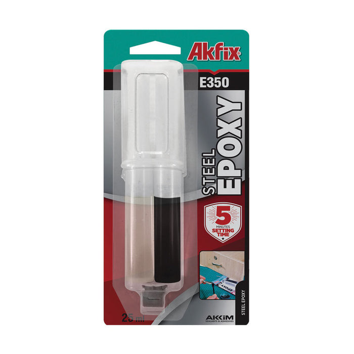 AKFIX 2K EPOXY ADHESIVE LIQUID STEEL 25 ML AKFIX
