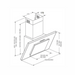 AKPO WK-4 NERO 2.0 60 GRAY/ BLACK GLASS T300 Linear LED/Controller Hood - Cooker hoodsAGD-OKA<<<Home Appliance