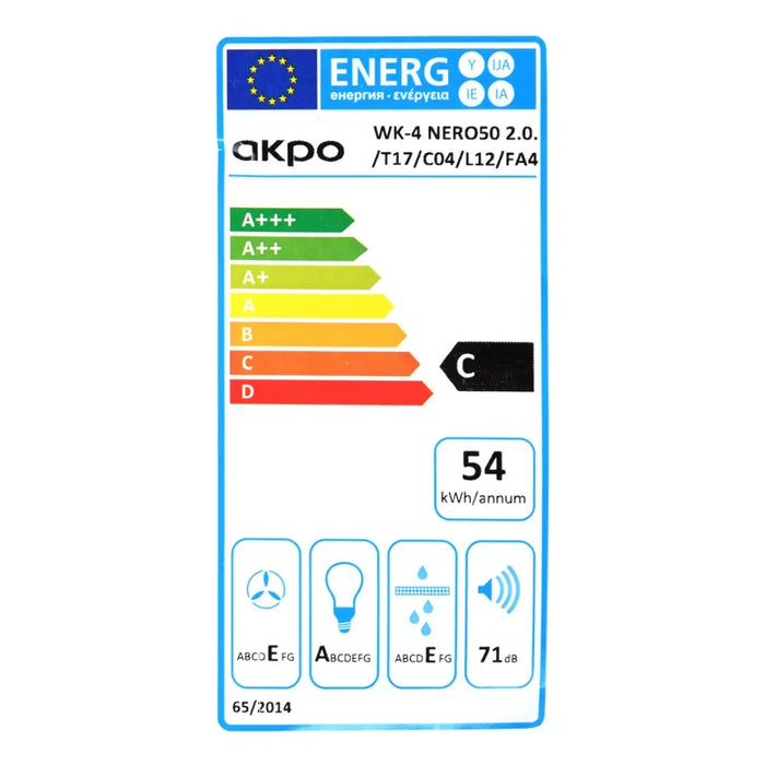AKPO WK-4 NERO LINE 2.0 50 WHITE T300 Linear LED/Controller hood - Cooker hoodsAGD-OKA<<<Home Appliance