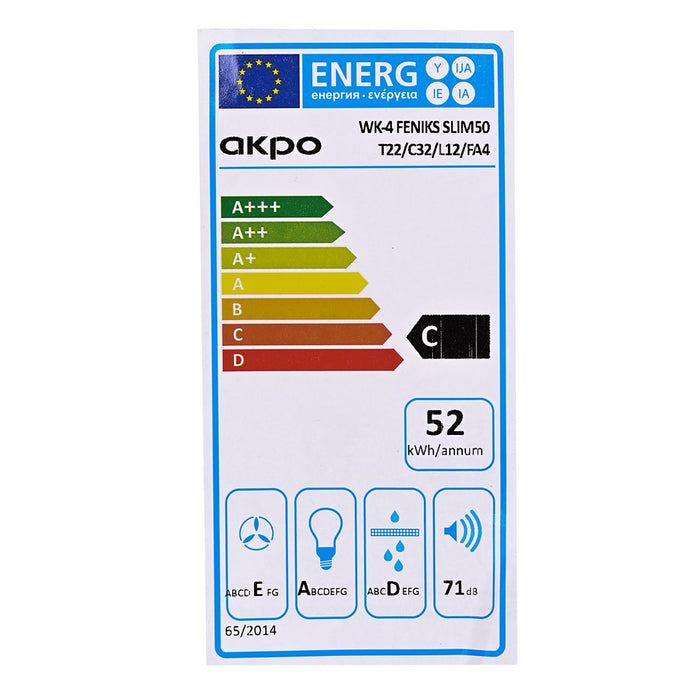 AKPO WK-4 FENIKS SLIM 50 INOX ECO cooker hood