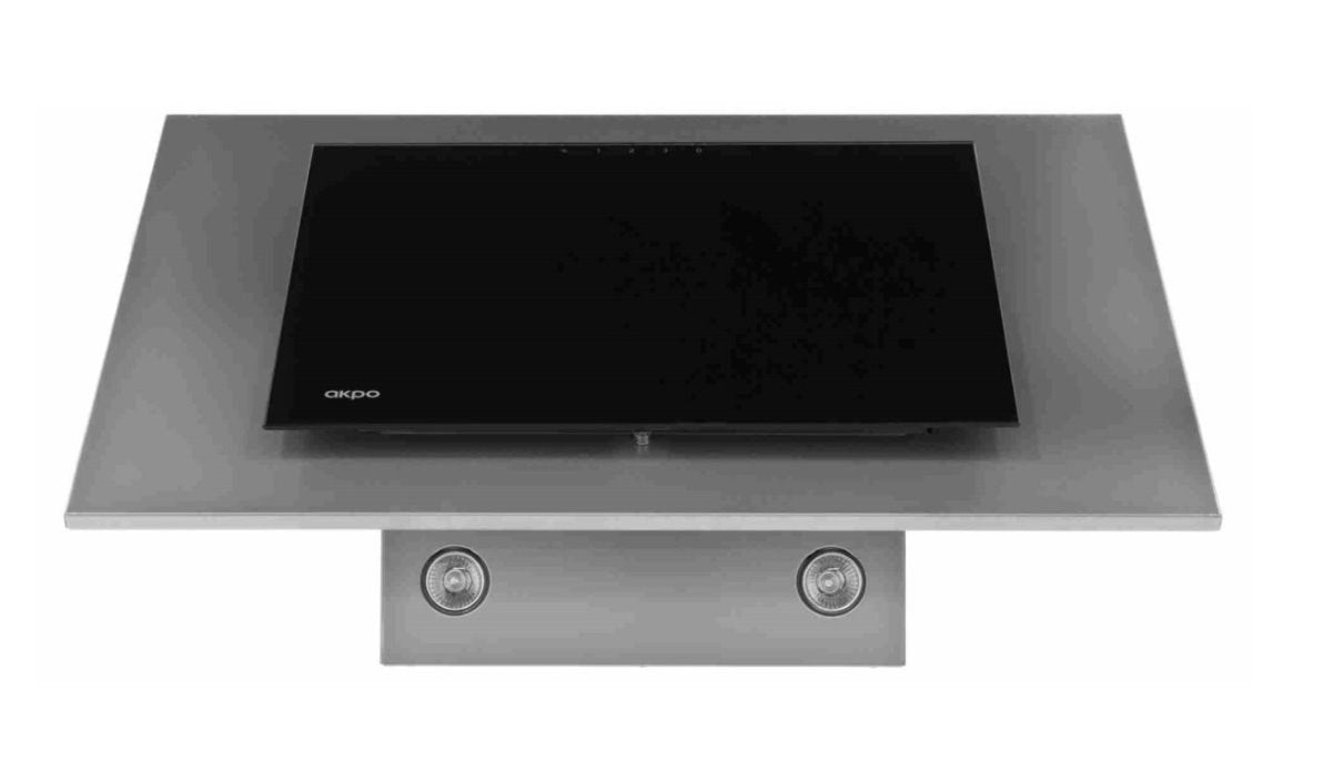 Akpo WK-4 Nero Eco 60 Wall-mounted Gray, Black glass