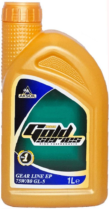 AKSOIL GOLD SERIES ULTRA GEAR LINE EP 75W-80 GL-5 1L
