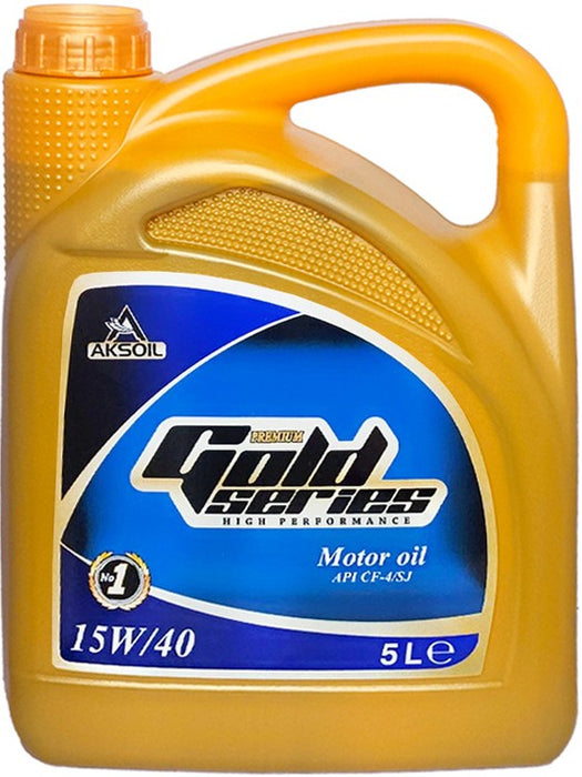 AKSOIL GOLD SERIES PREMIUM 15W-40 CF4/SJ 5L