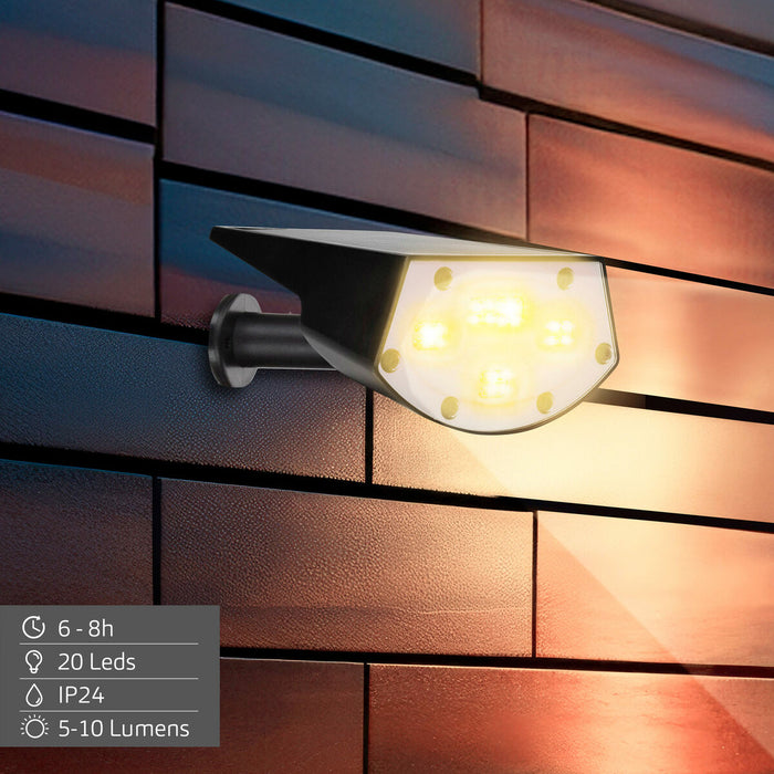 Solar lamp Aktive 11 x 29 x 15 cm (6 Units)