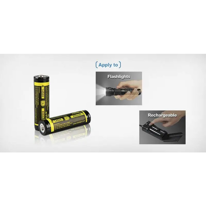 Акумулаторна батерия LiIon AA R6 3,7V 800mAh XTAR - Батерии<<<Батерии и зарядни у-ва<<<ValiAPI