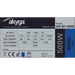 Akyga AK-B1-500E power supply unit 500 W 20 + 4 pin ATX ATX Grey - Cases power supplyZDL-OBU<<<Power supplies
