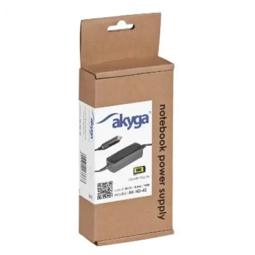 Akyga AK-ND-42 power adapter/inverter Auto 90 W Black - Power supplies for laptopsZDL-NOT<<<Power supplies