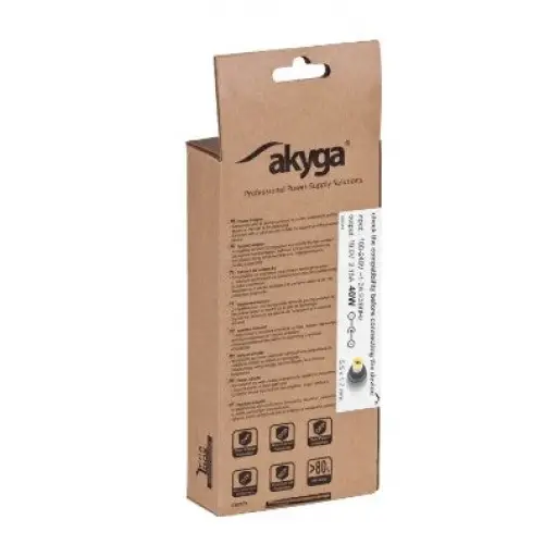 Akyga AK-ND-47 power adapter/inverter Indoor 40 W Black - Power supplies for laptopsZDL-NOT<<<Power supplies